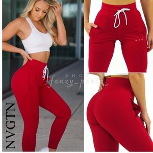 Nvgtn ruby red joggers
